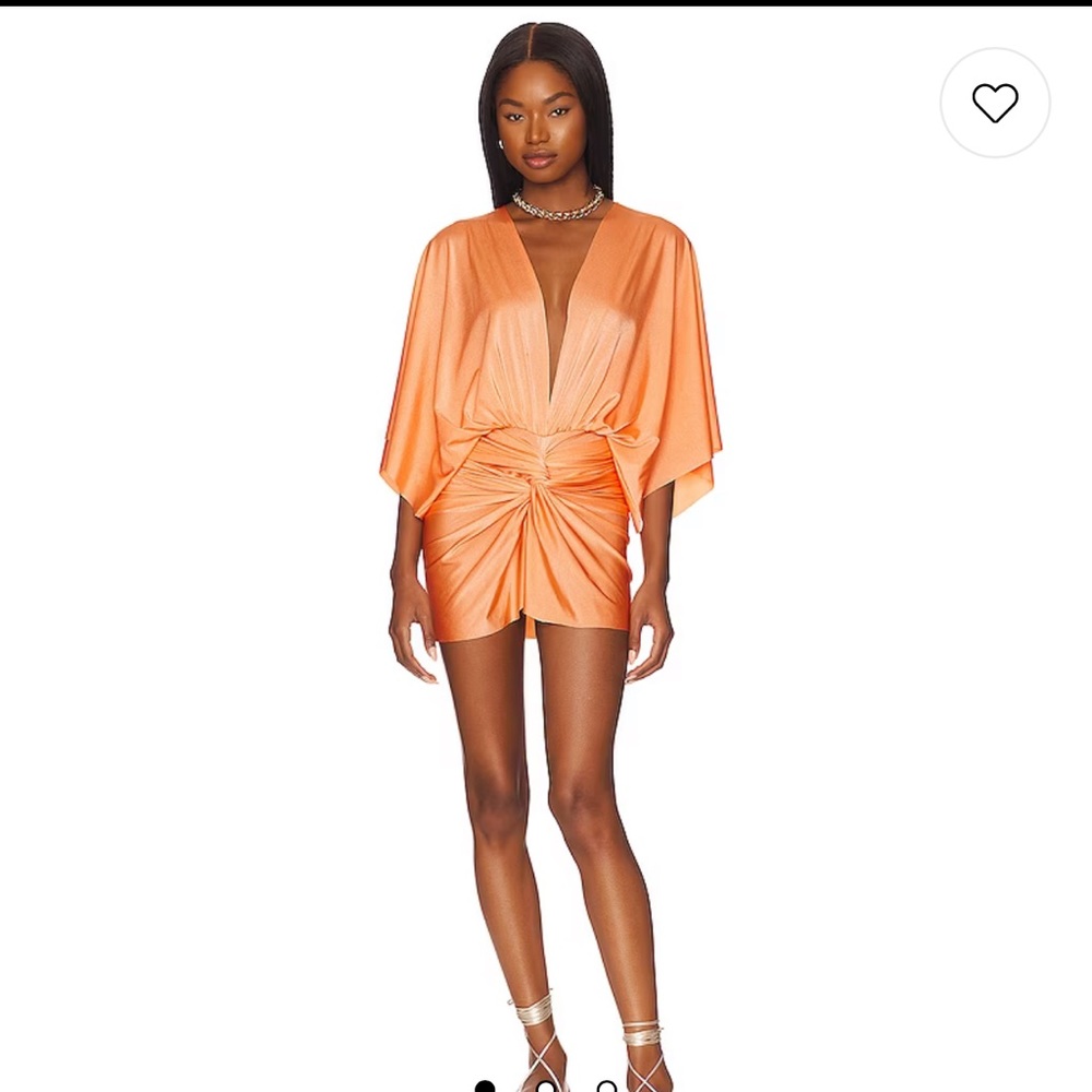 Baobab Mia Mini Dress in Coral